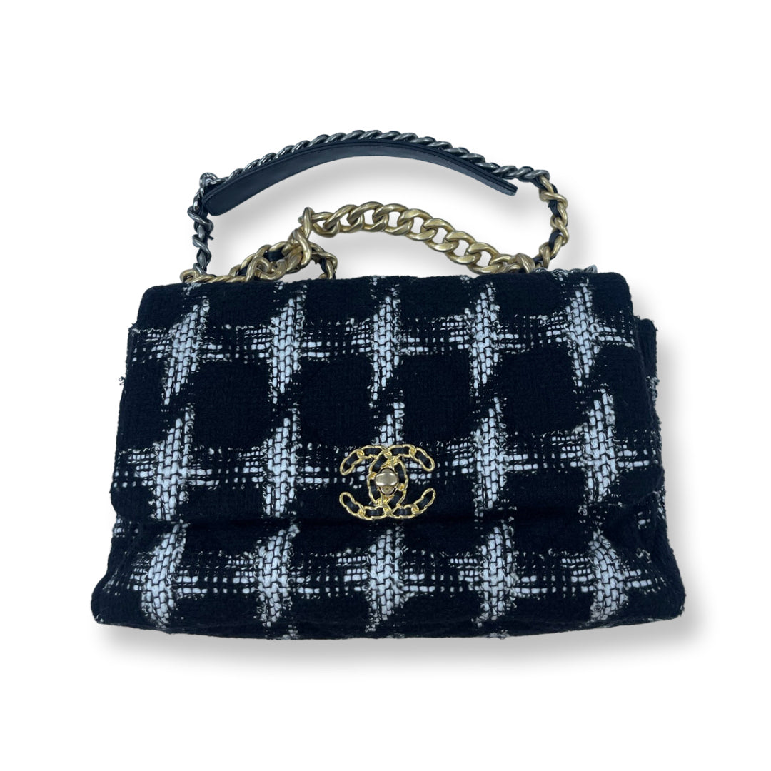 Chanel tweed crossbody bag sale