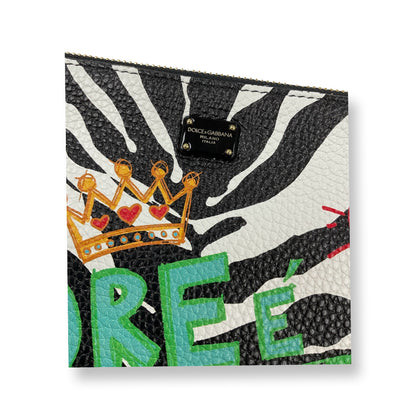 Dolce & Gabbana Zebra Amore & Bellezza Clutch