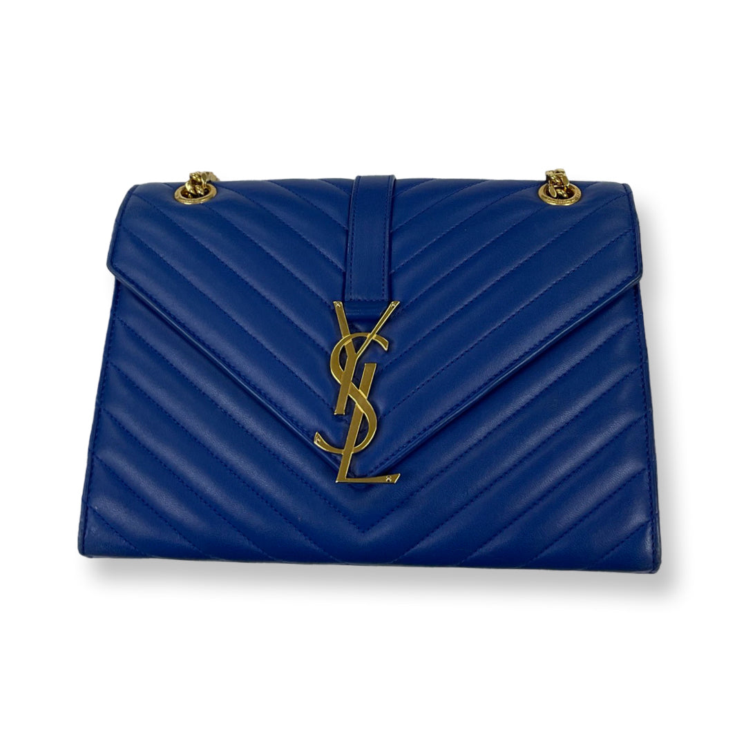 Saint Laurent Cobalt Blue Loulou Bag