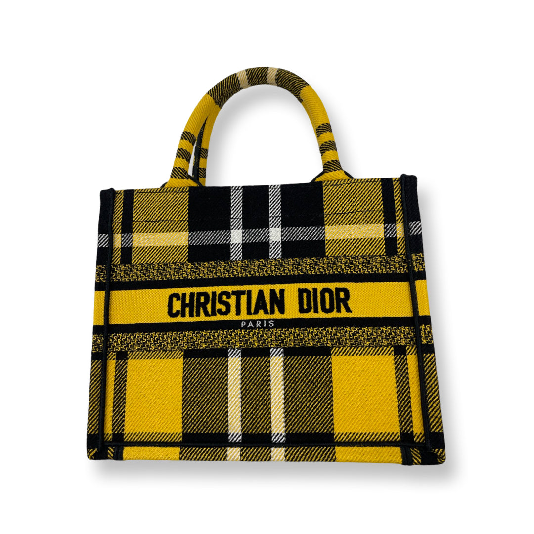 Dior Yellow & Black Book Tote