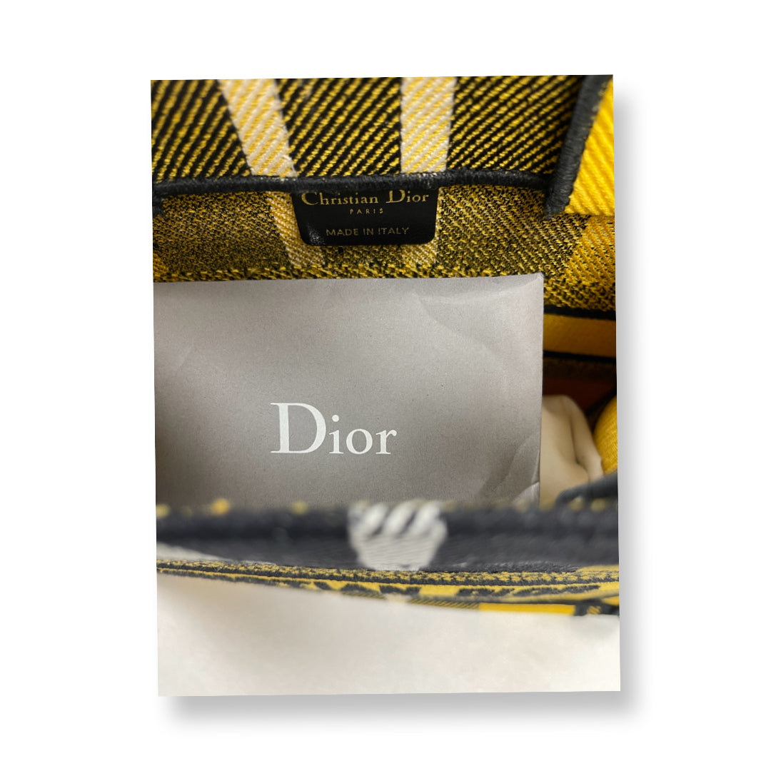 Dior Yellow & Black Book Tote