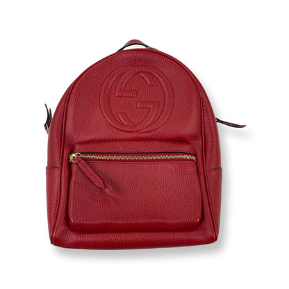 Gucci Red Soho Backpack