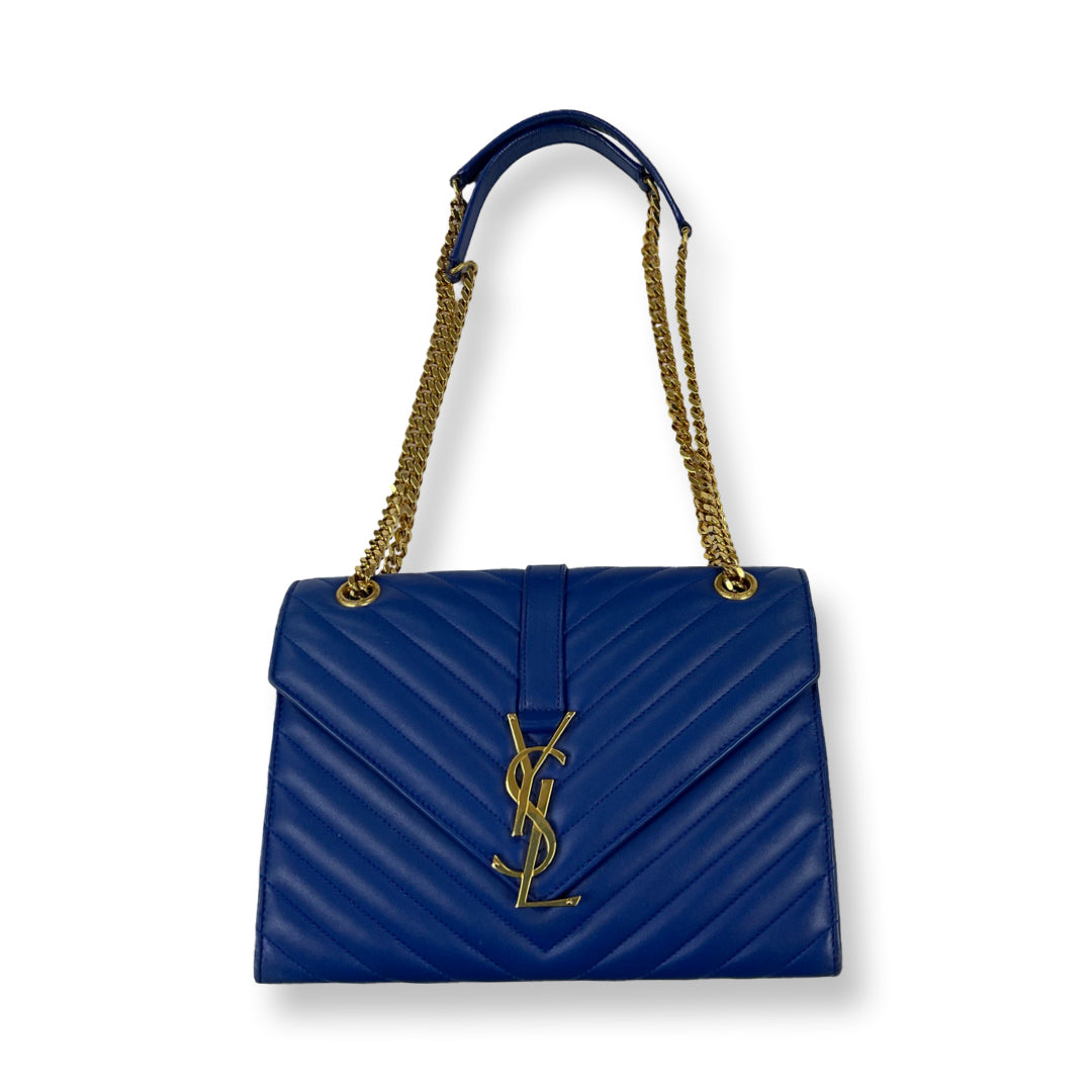 Saint Laurent Cobalt Blue Loulou Bag