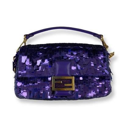 Fendi Purple Baguette Bag