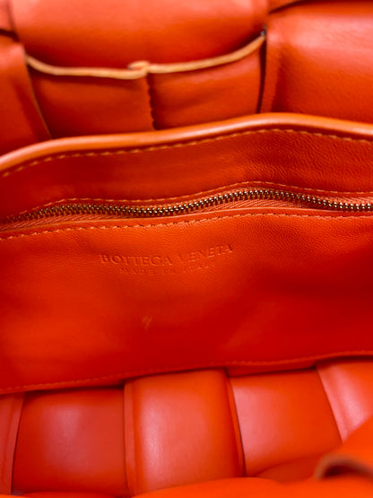 Bottega Veneta Orange Padded Cassette Bag