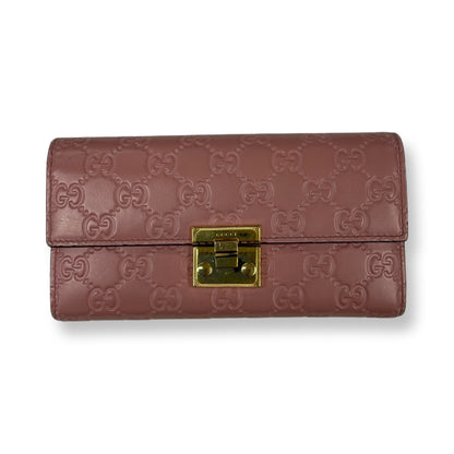 Gucci Pink Guccissima Clutch