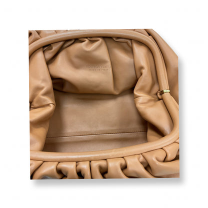 Bottega Veneta Camel Large Clutch