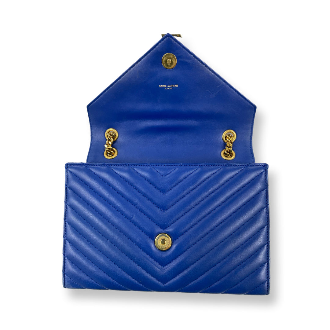 Saint Laurent Cobalt Blue Loulou Bag