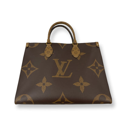 Louis Vuitton Brown Reverse On the Go Tote