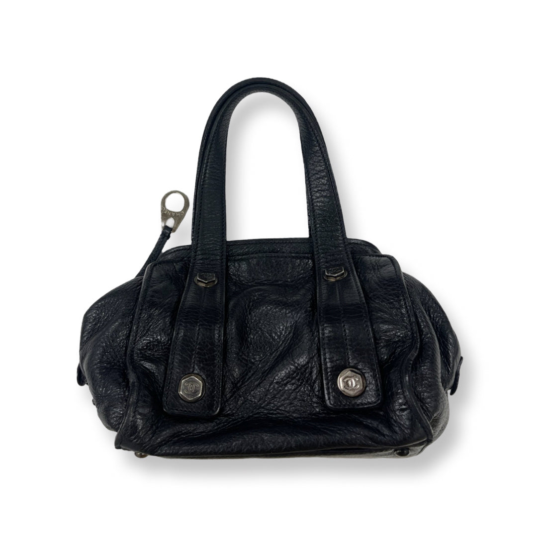 Chanel Black Mini Doctor Bag Top Handle