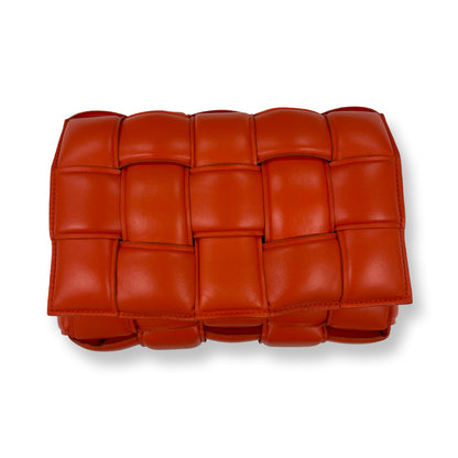 Bottega Veneta Orange Padded Cassette Bag