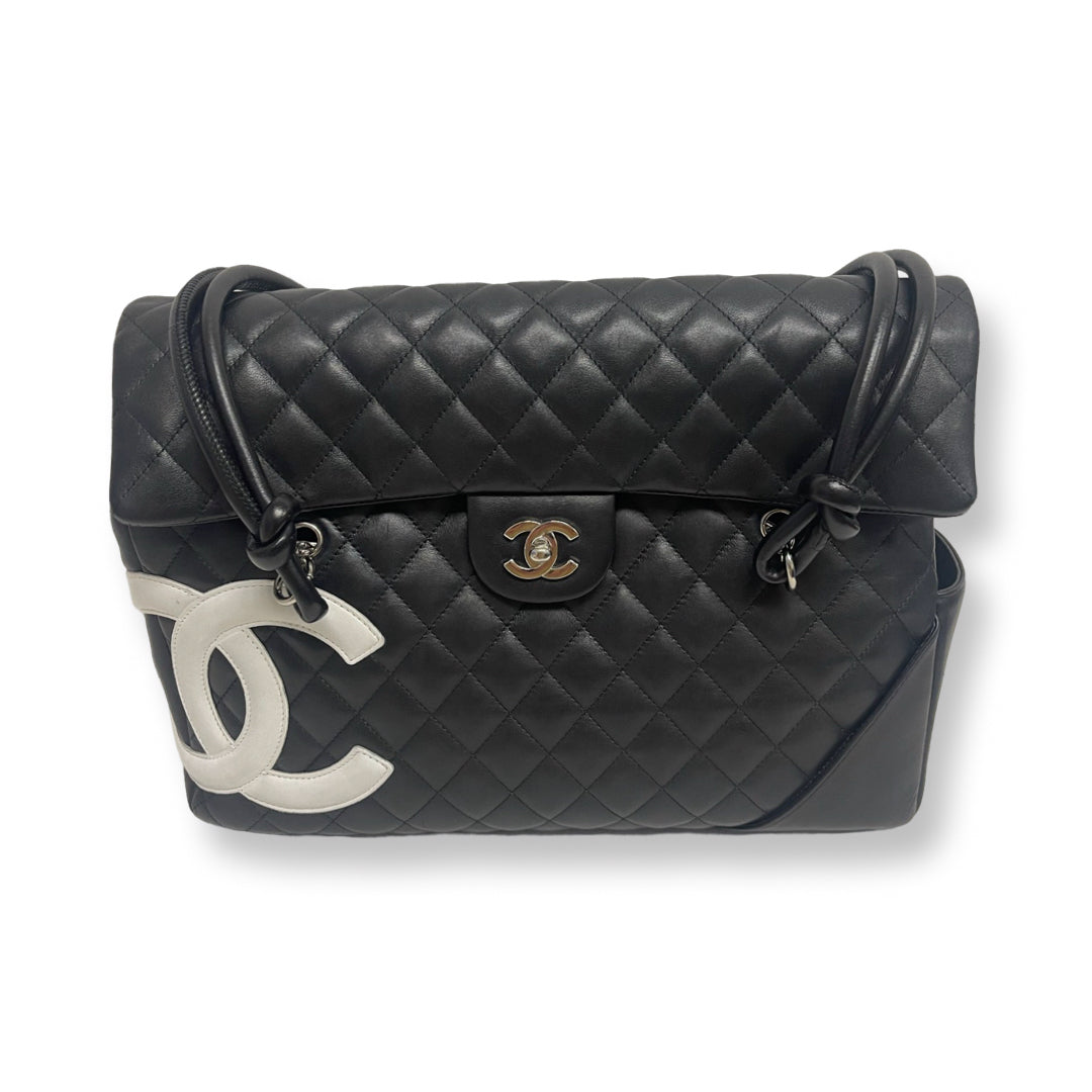 Chanel Black Cambon Large Shoulder Bag