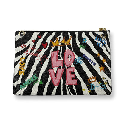 Dolce & Gabbana Zebra Amore & Bellezza Clutch