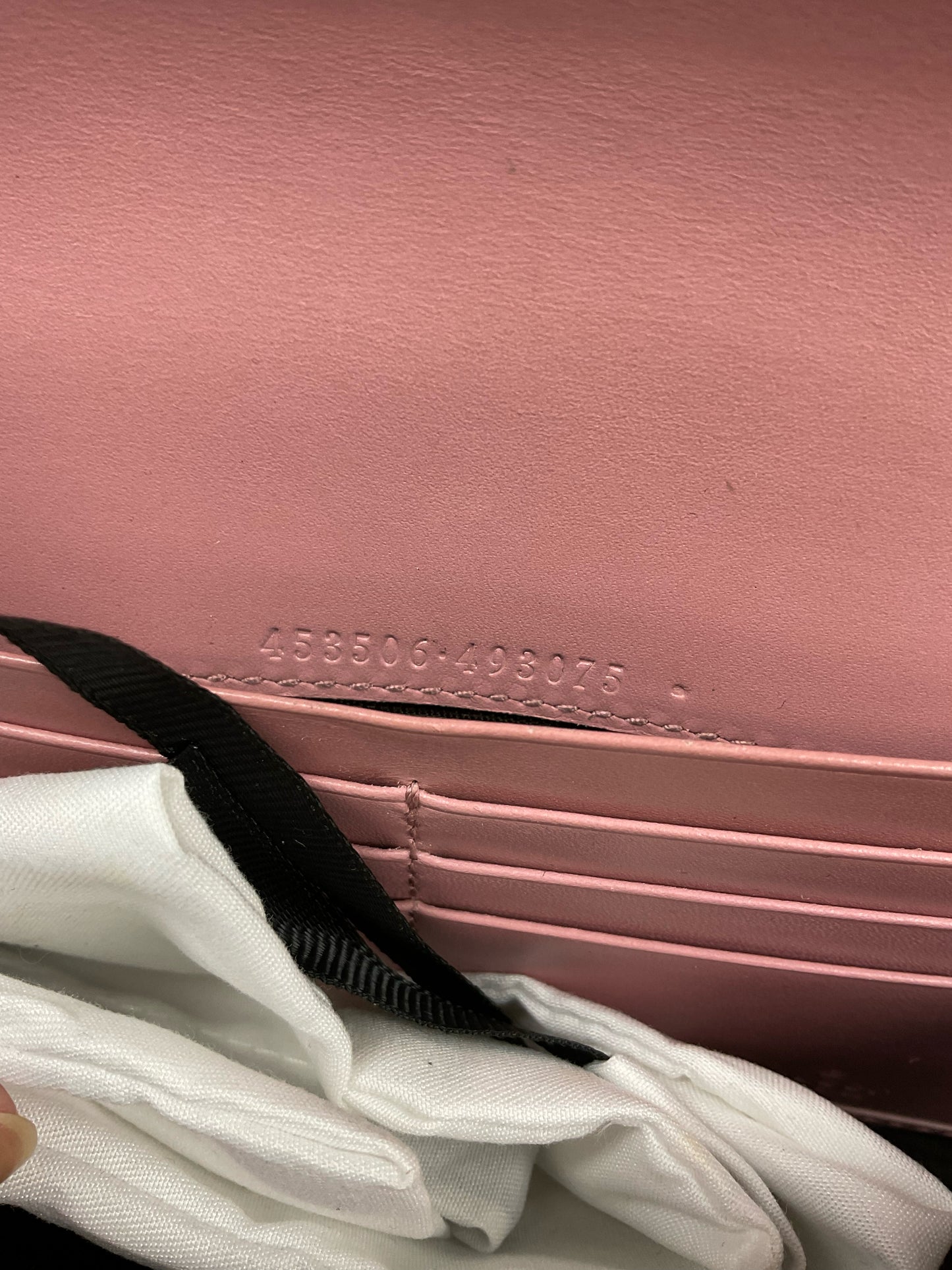 Gucci Pink Guccissima Clutch